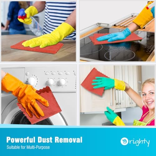 Orighty Microfiber Cleaning Cloth Bulk, 150 Pack Shop Towels 12x12 in - Image 4