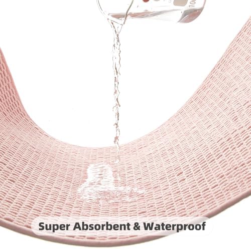 TYUU Bathroom Runner Rugs, Long Bath Mat Runner Washable Thin Quick Dry Low - Image 6