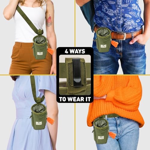 INSPECTOR TAIL Dog Treat Pouch for Training, Drawstring Bag, Hands Free - Image 5