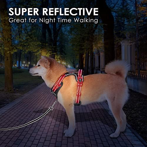 PHOEPET No Pull Dog Harness, Unique Colors Reflective Adjustable Dog Vest - Image 6