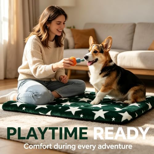 Dog Bed Mat - Reversible Dog Crate Bed Mats, Soft & Breathable Kennel Pad - Image 3