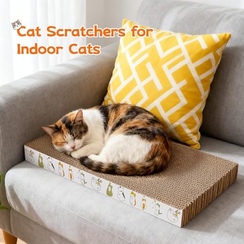 PatiencET 2 Pack Cardboard Cat Scratcher Pad - Image 7
