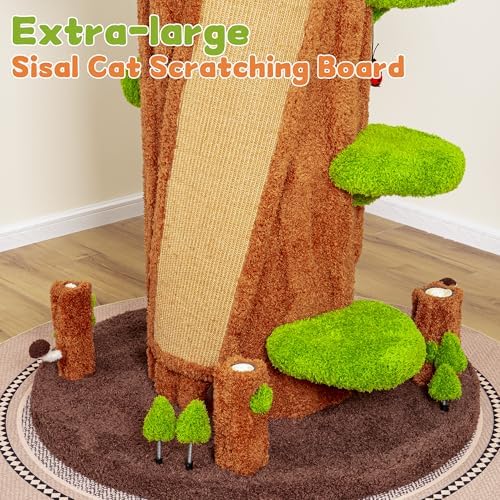 KAMABOKO 90.5 Inch Luxury Cat Tree - Image 4