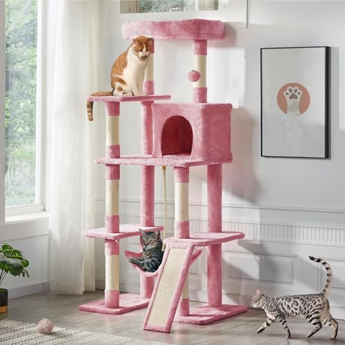 Yaheetech 63in Sturdy Large Cat Tree - Image 2