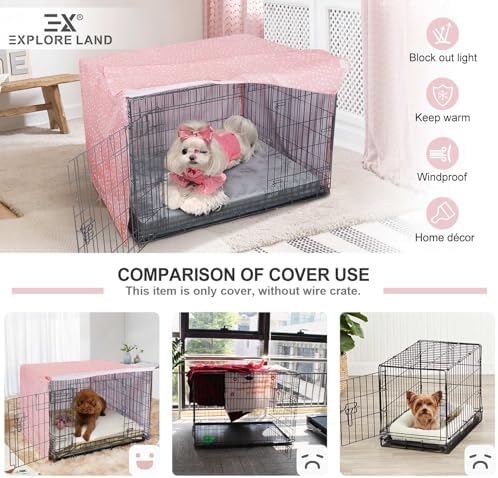 Explore Land Pattern Dog Crate Cover, 24 Inches - Image 3