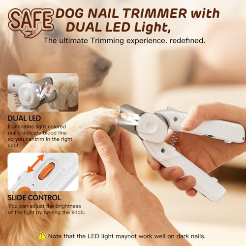 Dog Nail Clippers with Lights, Safe & Stress-Free - Image 2