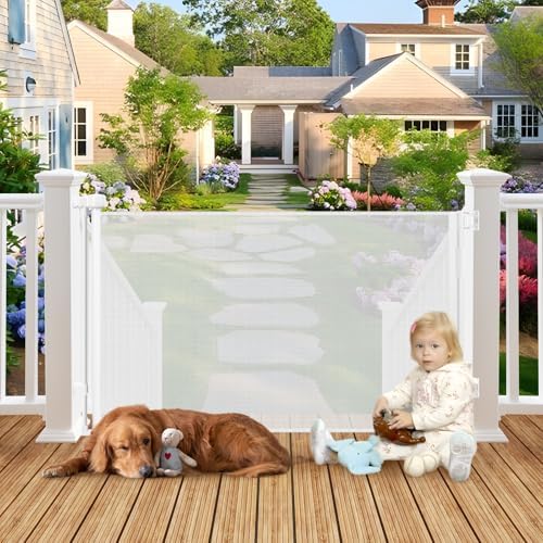 Weatherproof Outdoor Retractable Baby Gates by SpecializinginBabySafetyProducts