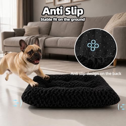 Dog Bed Medium Size, Plush Washable Pet Bed Mat, Dog Crate Bed 29"x21" - Image 4