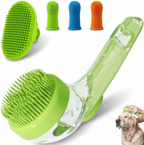 5PC pet grooming bath brush set by Unknown
