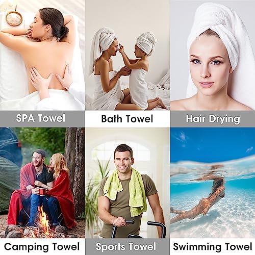 JML Microfiber Bath Towel Set, 4 Pack - Image 6