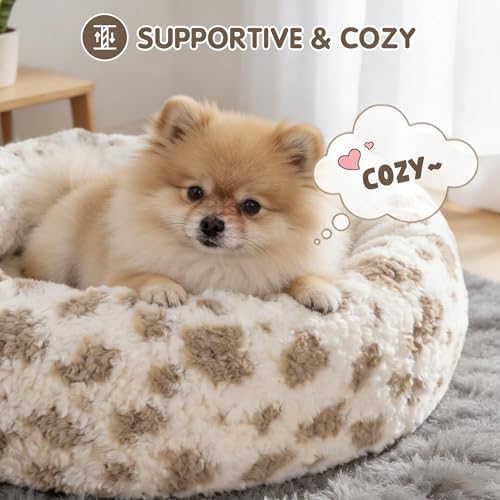 Avont Donut Dog Bed, Calming Round Pet Bed - Image 3