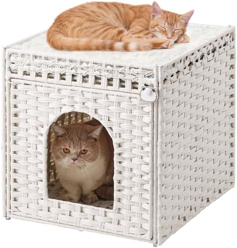 SETVSON Cat Houses for Indoor Cats Extra Large Double Cat Cave by SETVSON