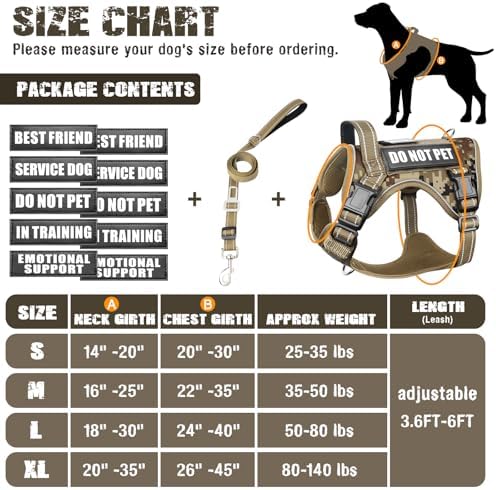 Tactical Dog Harness and Leash Set - Image 5