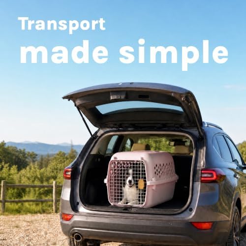 SportPet 36” Large Front Load Hard Sided Pet Carrier Kennel – Secure Portable - Image 6