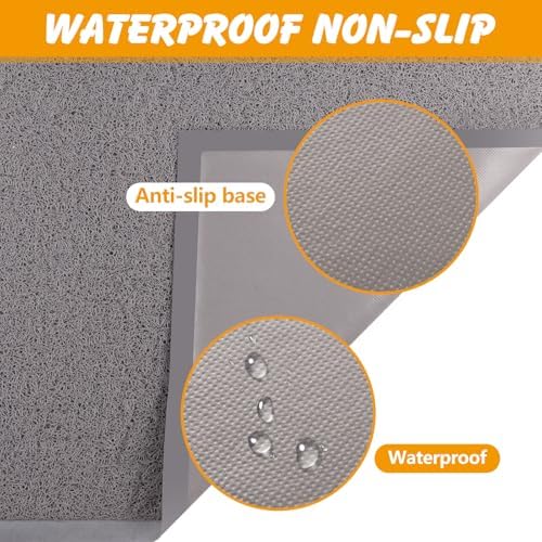 ondware Cat Litter Mat 35.5 x 23.6 in, Waterproof Non-Slip - Image 5