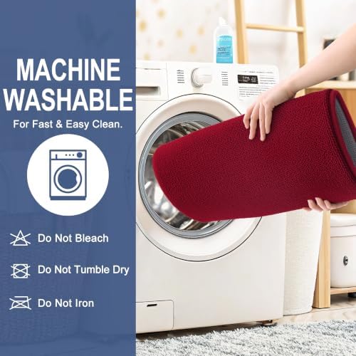 OLANLY Memory Foam Bathroom Runner Rugs 70x24, Absorbent Long Mat - Image 6