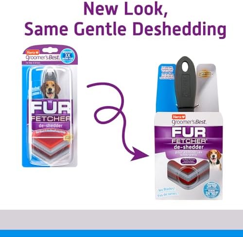 Hartz Groomer's Best Fur Fetcher De-Shedder Dog Brush - Image 3