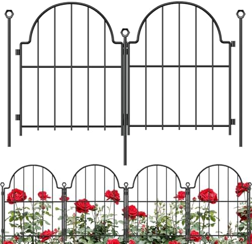 Blingluck Decorative Garden Fence, 17in x 21ft, by Blingluck