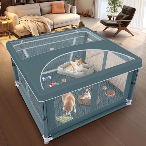 XVISHX 42x42 Inch Puppy Playpen - Image 3