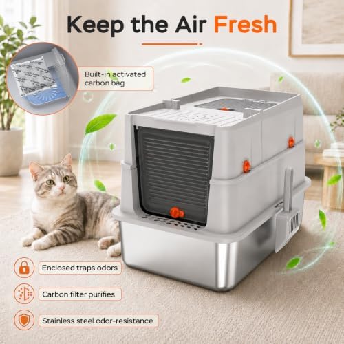 Stainless Steel Litter Box - Image 3