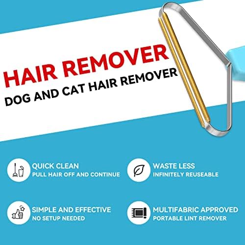 Lint Remover 3-Pack, Pet Fur Remover, Carpet Rake, Lint Brush - Image 6