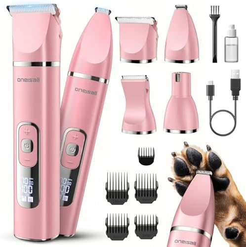 oneisall 4 in 1 Dog Grooming Kit by oneisall