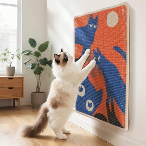 Sisal Cat Scratcher Mat Anti-Scratch Cat Scratching Pad by Truvito