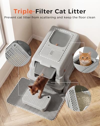GTPLAYER XXXL Stainless Steel Cat Litter Box - Image 4