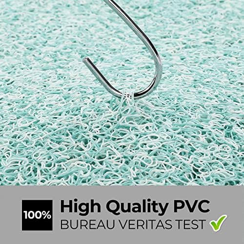 0.6" Extra Thick Non Slip Shower Mat, PVC Loofah Shower Mat - Image 4