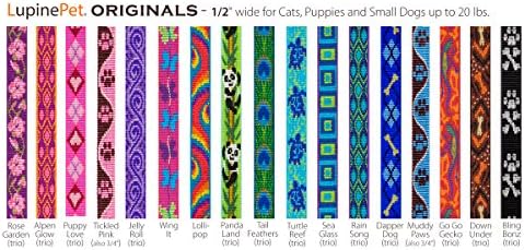 LupinePet Originals 1/2" Turtle Reef 6-9" Adjustable Collar - Image 3