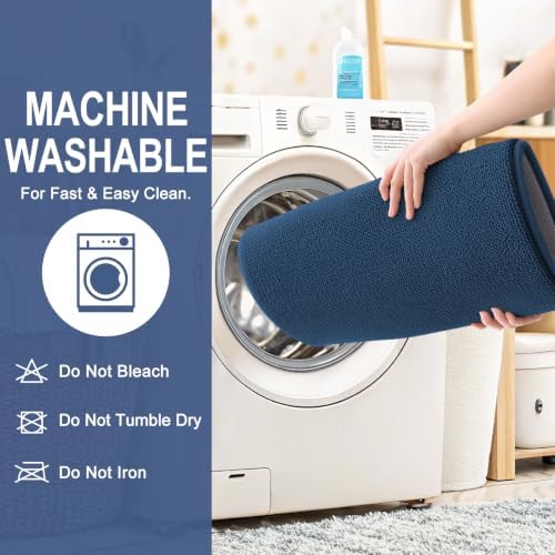 OLANLY Thick Memory Foam Bathroom Rugs 35x24, Soft Absorbent Bath Mat - Image 6