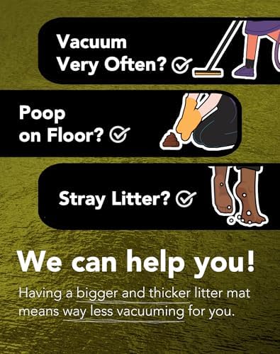 Lukamoo® Cute Cat Litter Mat, for Kitty Litter & Cute Cat Litter Box, Litter - Image 2