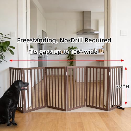 ZJSF Freestanding Indoor Dog Gate - Image 2