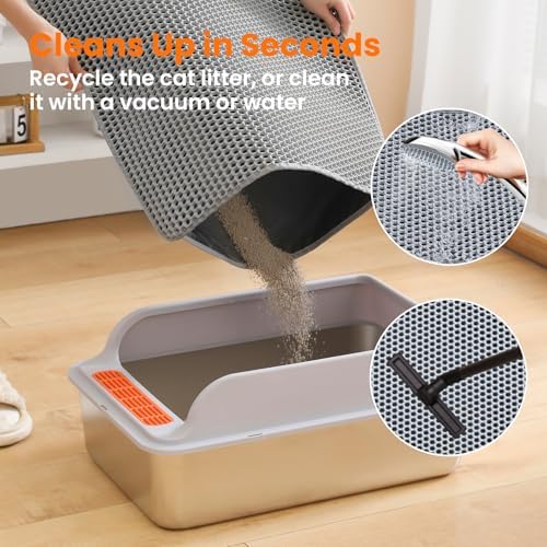 Extra Large Cat Litter Mat, Double Layer Honeycomb Design - Image 6