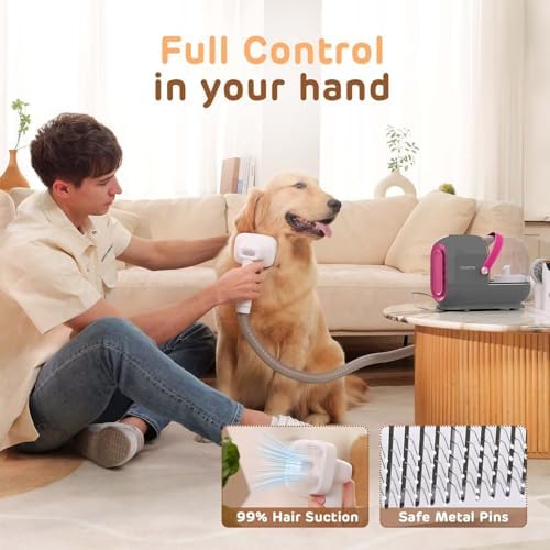 HEAPETS Dog Grooming Vacuum Kit - 3L Vacuum - Image 6