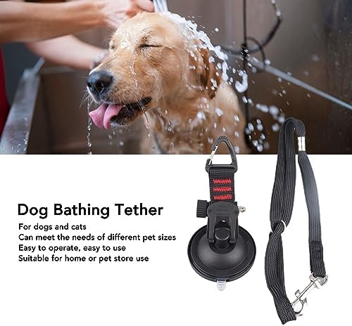 Dog Bathing Tether with Heavy Suction Cup, Dog Grooming Tub Restraint Leash - Image 2