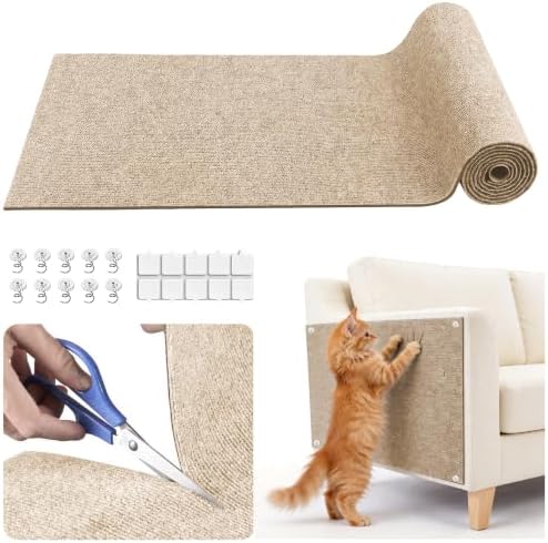 Large Cat Scratcher, 78.7x15.7 Cat Scratch Furniture Protector by Petinstinct
