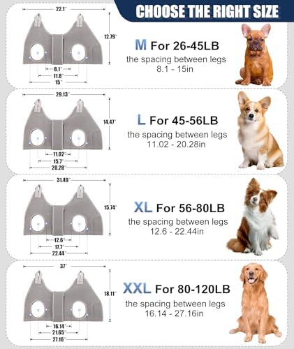 Kkiimatt Dog Grooming Hammock Harness, M-Large Dog Hammock - Image 3