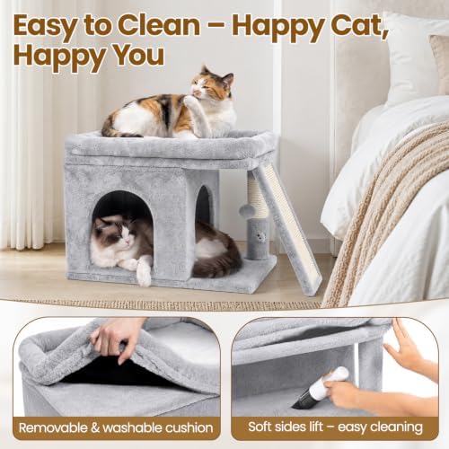 Cat Tree Tower with Scratching Post - Image 5