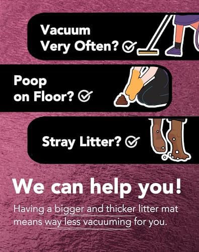 Lukamoo® Cute Cat Litter Mat, for Kitty Litter & Cute Cat Litter Box - Image 2