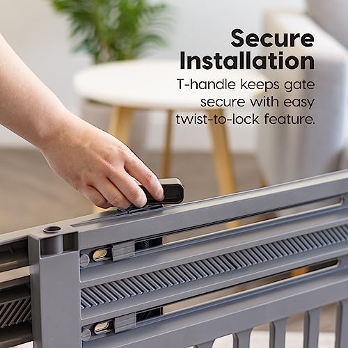 IRIS USA Pet Gate, Adjustable Width - Image 4