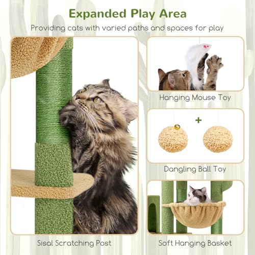 Globlazer Cactus Giant Cat Tree - Image 4