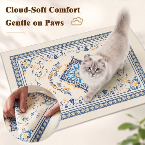 Bienbee Cat Litter Mat, 2 Pack 33" x 22" Machine Washable - Image 5