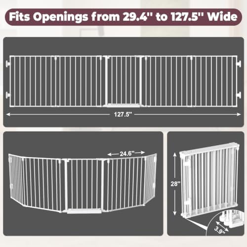 127.5" Wide Configurable Baby Gate - Image 4