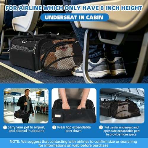 pidipiti 18x14x8 Soft-Sided pet Carrier, - Image 2