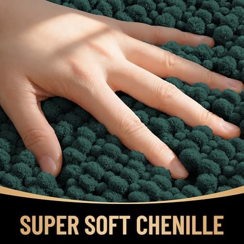 OLANLY Thick Chenille Large Bathroom Rugs Mats 70x46 - Image 2