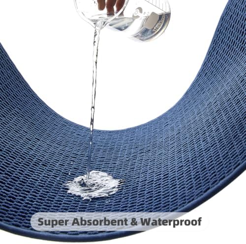 TYUU Bathroom Rugs Non Slip Washable, Super Absorbent Thin Bath Mat Quick Dry - Image 6