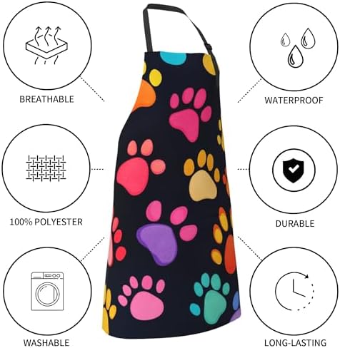 Art Apron with Pocket for Women Men - Image 3