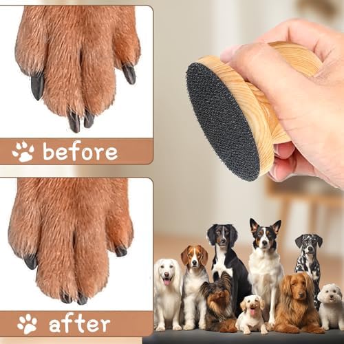 DAUNZMR Dog Nail File with 4 Pcs Replaceable Sandpaper, Nail Grinder Board - Image 4