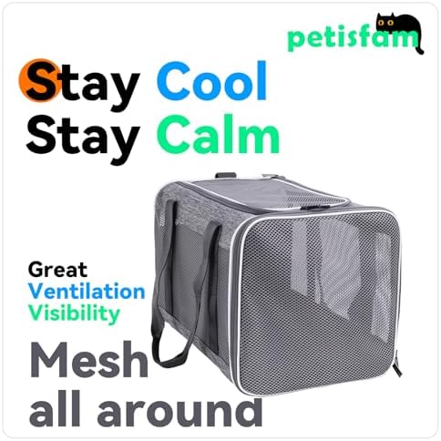 Soft Pet Carrier Bag for Cats and Puppy Under 20 lbs. Sturdy, Comfortable and - Image 7